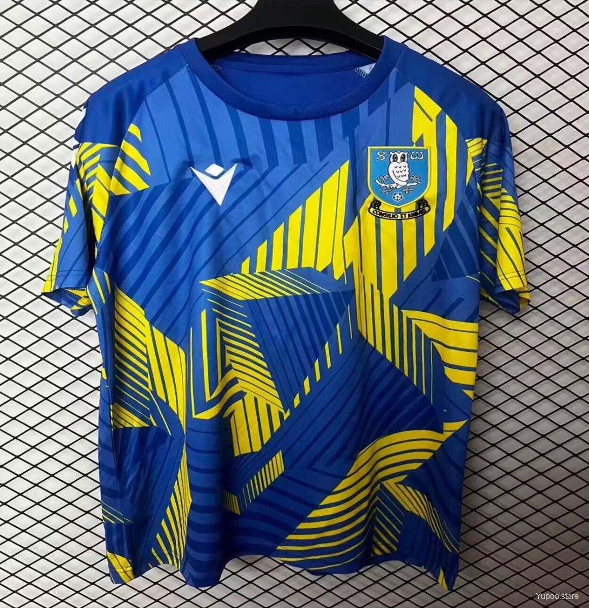 8385a3ca3ddb409490141218.jpg 25/26 Sheffield Wednesday M25 Adult Warm Up Jersey - Image 7