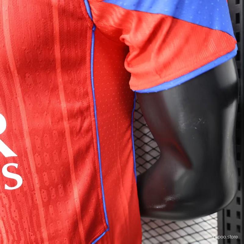 8853bcad8ef61b1f.jpg Player Version 25/26 PSG Third Red Jersey - Image 9