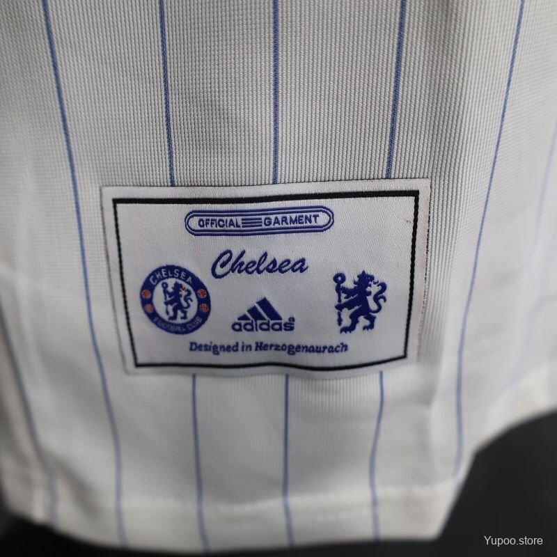 887f5181049fef073eaf932c.jpg Player Version 25/26 Chelsea Adidas Original Terrace Icons WHITE Jersey - Image 9