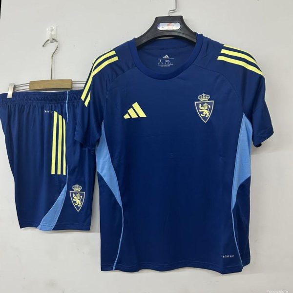 25/26 Real Zaragoza Training Jersey Royal Blue+Shorts