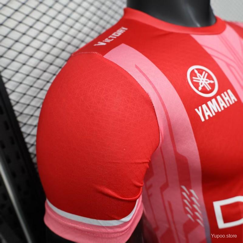9713d1b34740eda9.jpg Player Version 25/26 Olympique de Marseille Red with Vertical Stripes Jersey - Image 6