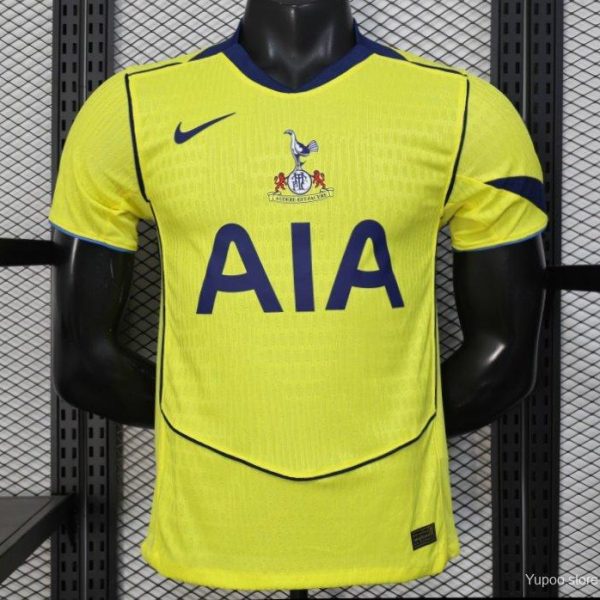 Player Version 25/26 Tottenham Hotspur Third Yellow Jersey