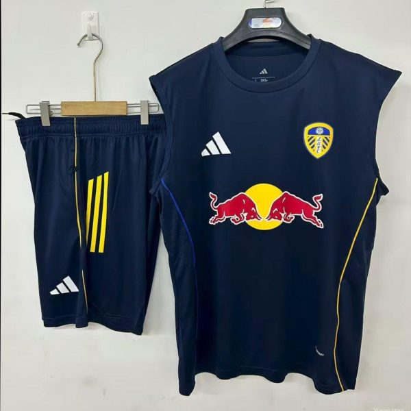 25/26 Leeds United Vest Jersey Royal Blue+ Shorts