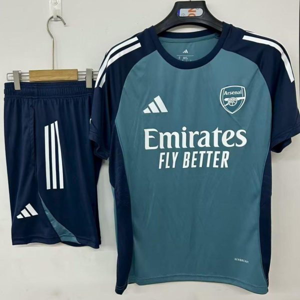 25/26 Arsenal Pre-Match Training Jersey Navy Blue+ Shorts