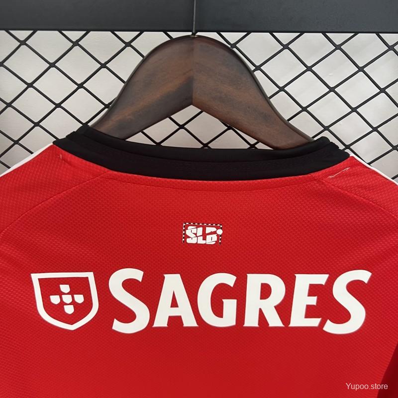 d0cd634a5795c223.jpg 25/26 Long Sleeve Benfica Home Jersey - Image 7