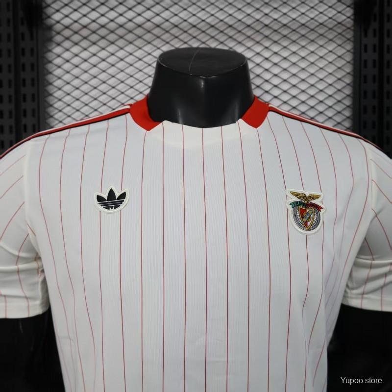 d3a7423d88d11cb1.jpg Player Version 25/26 Benfica White Casual Jersey - Image 4