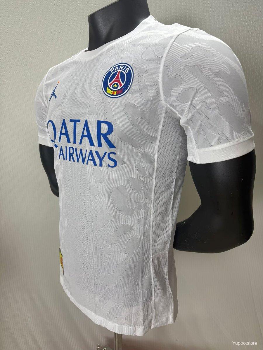 dfd8eea1045c5db82a61ec40.jpg Player Version 25/26 PSG x Dragon Ball White Special Jersey - Image 6