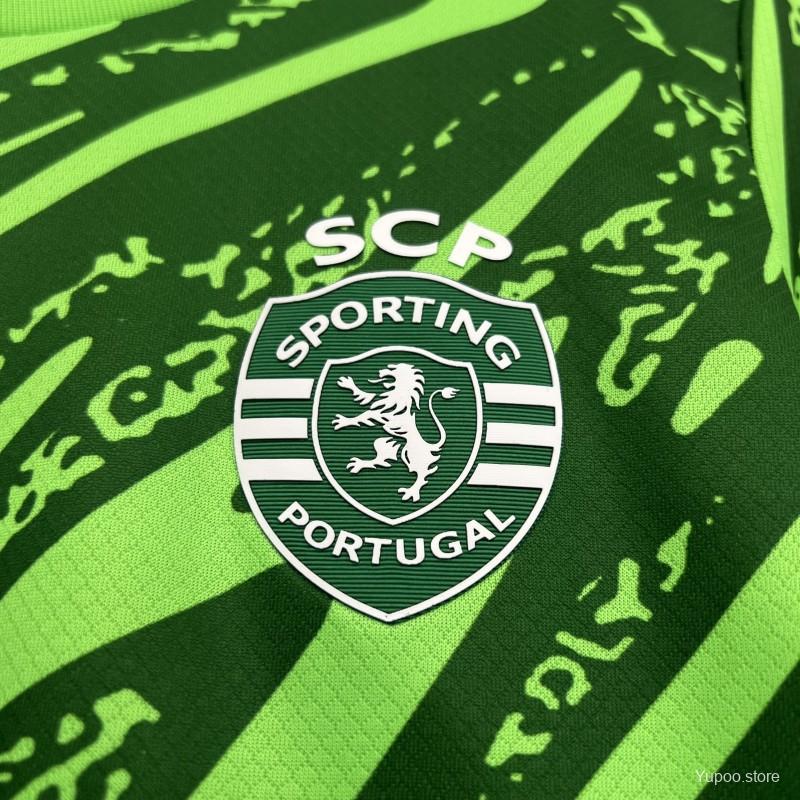 e8c3d78a32d31849.jpg 25/26 Kids Sporting Lisbon Goalkeeper Green Jersey - Image 11