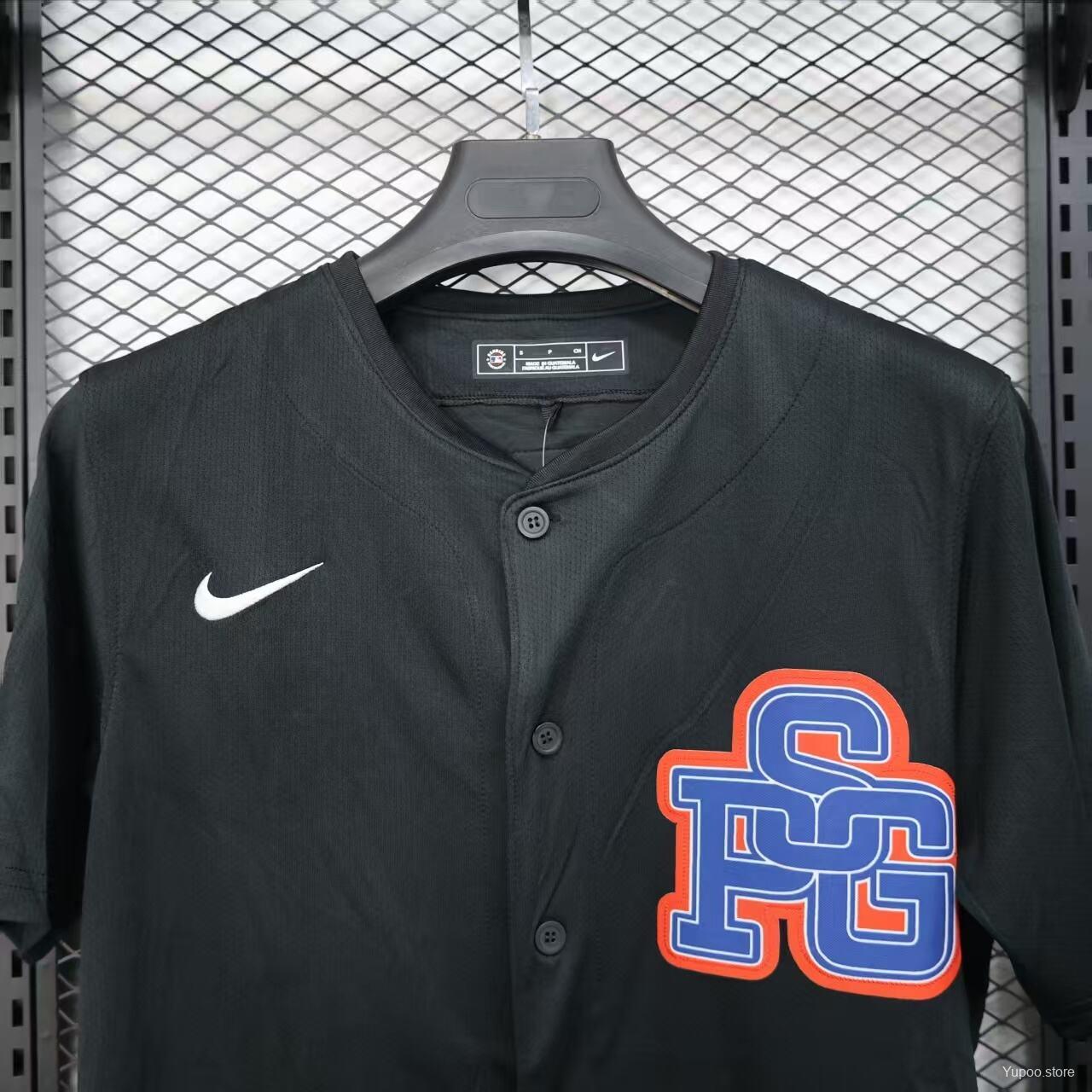 e977e8b9d7af7cad.jpg 25/26 PSG Baseball Black Special Jersey - Image 4
