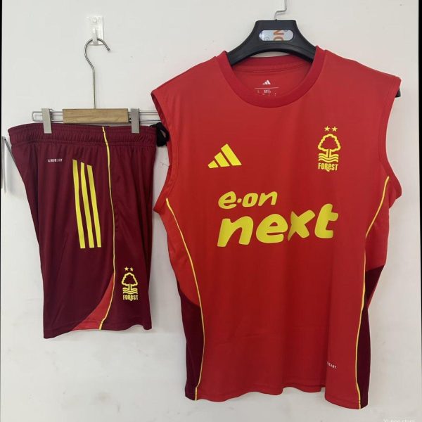 25/26 Nottingham Forest Vest Jersey Red+ Shorts