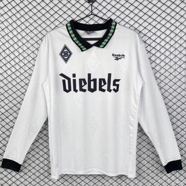 Retro 95/96 Borussia Mönchengladbach Home Long Sleeve Jersey
