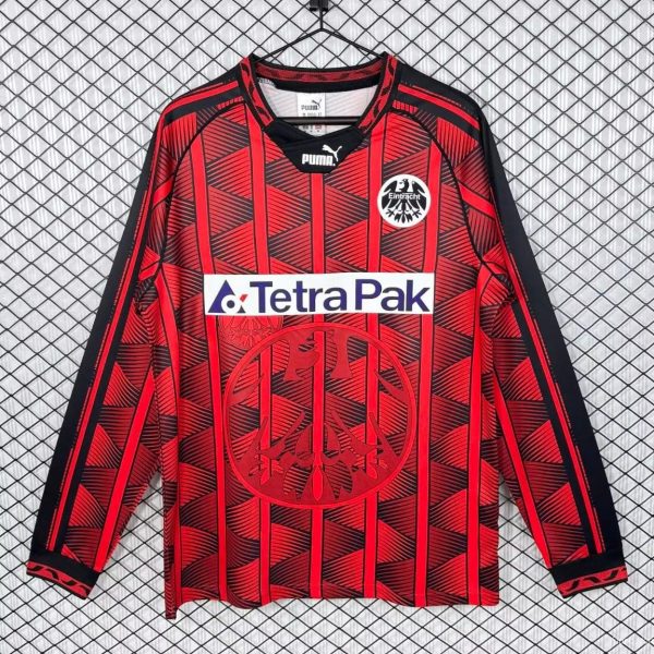 Retro 95/96 Eintracht Frankfurt Home Long Sleeve Jersey
